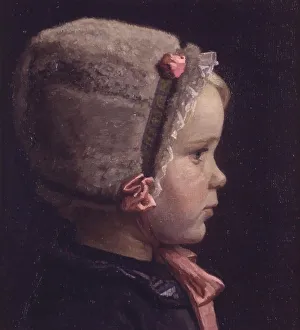 Artists Daughter Prints: The artist's daughter as a little girl, 1912. Creator: Einar Hein