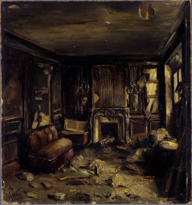 Dressing Room Prints: An artist's dressing room at the Opera-Comique