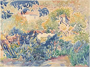The Artists Garden at Saint-Clair, 1904-5. Creator: Henri-Edmond Cross