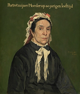 Piet Verhaert Prints: The Artist's Mother, 1880. Creator: Pieter Verhaert