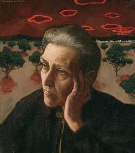 Akseli Gallen Kallela Prints: The Artist's Mother, 1896. Creator: Akseli Gallen-Kallela