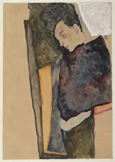 Vienna Gallery: The Artists Mother Sleeping, 1911