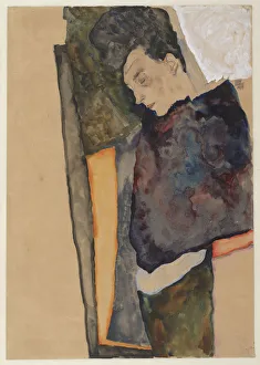 Vienna Gallery: The Artists Mother Sleeping, 1911