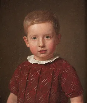 Kobke Christen Prints: The artist's nephew, the author and the principal Johan Jacob Krohn as a child