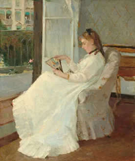 Accommodation Prints: The Artists Sister at a Window, 1869. Creator: Berthe Morisot