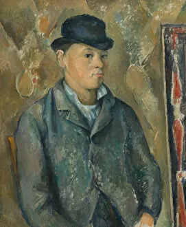 Bowler Hat Collection: The Artists Son, Paul, 1886-1887. Creator: Paul Cezanne