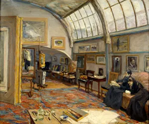 Liebermann Prints: Artists studio at the Brandenburger Tor in Berlin