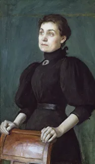 Pale Prints: The Artist's Wife, 1895. Creator: Eero Jarnefelt