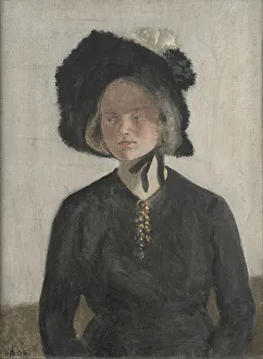 Neo Romanticism Prints: The Artist's Wife, Eva, 1906. Creator: Ivar Arosenius