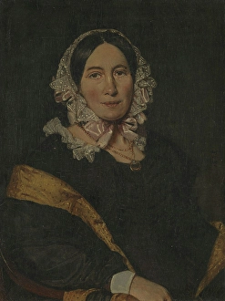 The Fine Art Collections Prints: The Artist's Wife Kathrine, 1845. Creator: Christian Albrecht Jensen