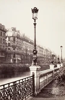 Street Lighting Gallery: Arts et Metiers (Ancien Modele), 1864. Creator: Charles Marville