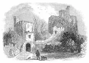 Arundel Castle - the Keep and Norman Gateway, 1845. Creator: Unknown