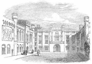 Arundel Gallery: Arundel Castle - the Quadrangle, 1845. Creator: Unknown