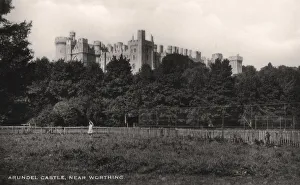 Arundel Gallery: Arundel Castle, West Sussex, early 20th century