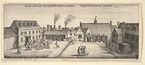 Arundel House from the North, 1646. Creator: Wenceslaus Hollar