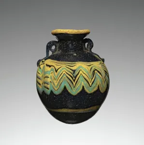 Flask Prints: Aryballos, 6th-4th century BC. Creator: Unknown