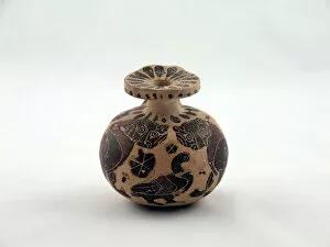 Perfume Gallery: Aryballos (Cointainer for Oil), 625-600 BCE. Creator: Unknown