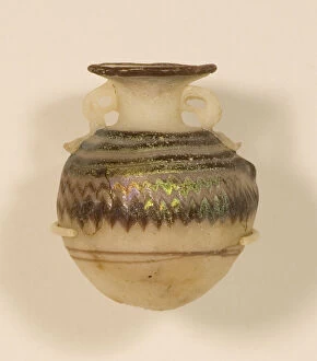 Core Formed Collection: Aryballos (Container for Oil), late 6th-early 5th century BCE. Creator: Unknown