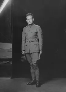 Puttee Prints: A.S. Menin, portrait photograph, 1918 Nov. 18. Creator: Arnold Genthe