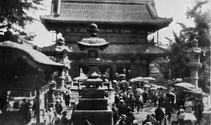 Mysterious Japan Prints: At Asakusa, the great temple of Tokyo