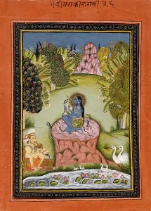 Asavari Ragini, the Fourth Wife of Shri Raga, Folio from a Ragamala (Garland of Melodies), c1790. Creator: Unknown