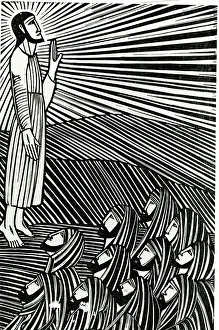 Aberdeen Art Gallery Museums Prints: Ascension, 1918. Creator: Eric Gill