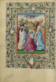 Ascension Prints: The Ascension; Book of Hours, about 1460. Creator: Unknown