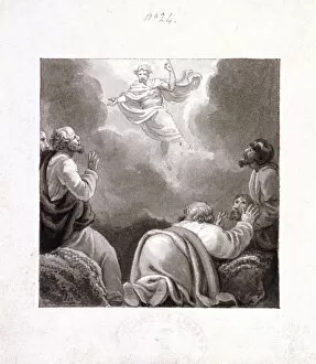 Shroud Gallery: The Ascension, c1810-c1844. Artist: Henry Corbould