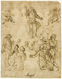 Ascension Prints: Ascension of Christ, n.d. Creator: Giulio Cesare Angeli