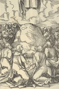 Footprint Prints: The Ascension of Christ, from Speculum passionis domini nostri Ihesu Christi, 1507