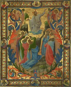 Giovanni Piero Di Prints: The Ascension: cutting from a gradual