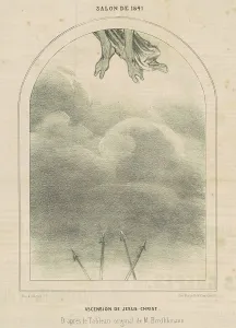 Ascension Prints: Ascension de Jèsus-Christ, 19th century. Creator: Honore Daumier