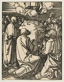 Ascending Gallery: The Ascension, from The Small Passion, ca. 1510. Creator: Albrecht Durer