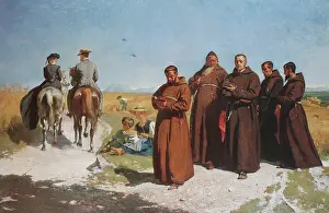 Wayside Prints: Asceticism and the Joy of Living, 1865. Creator: Frank Buchser