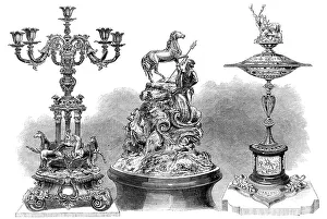 Trophies Prints: Ascot Races: the Ascot Gold Cup