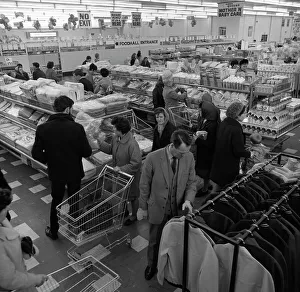 The ASDA supermarket in Rotherham, South Yorkshire, 1969. Artist: Michael Walters