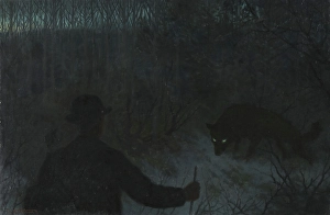 Fairytale Prints: The Ash Lad and the Wolf; For Soria Moria Palace
