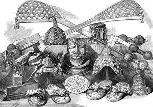 Gold Coast Prints: Ashantee golden ornaments and trophies, 1874. Creator: Unknown