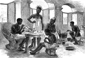 Africans Prints: The Ashantee War: jeweller's shop