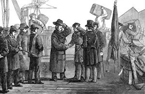 Gold Coast Prints: The Ashantee War: the return home - Sir Garnet Wolseley landing at Portsmouth