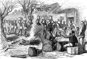 Africans Prints: The Ashantee War - sketches by our special artist: arrival of stores