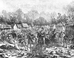 Destruction Prints: The Ashanti Expedition, 1873-74: Sir Garnet Wolseley entering Kumasi