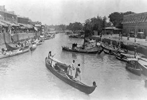 Ashar Creek Collection: Ashar Creek, Basra, Iraq, 1917