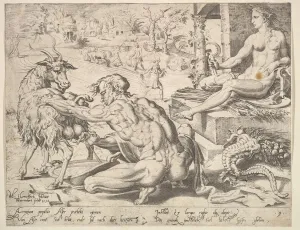 Martin Van Prints: Asher, from the series The Twelve Patriarchs, 1550. Creator: Dirck Volkertsen Coornhert