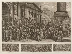 The Ashes of Trajan Carried in a Triumphal Procession. Creator: Luigi Ademollo