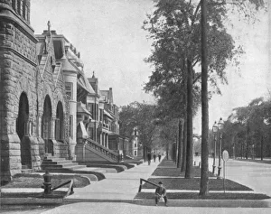 Chicago Prints: Ashland Avenue, Chicago, Illinois, USA, c1900. Creator: Unknown