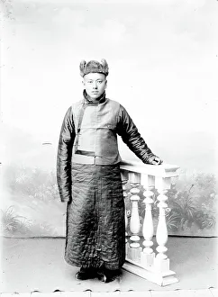 Mongolian Prints: Asian Male, 1880. Creator: Nikolai Nikolaevich Petrov