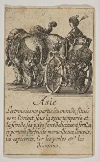 Desmarets Jean Gallery: Asie, 1644. Creator: Stefano della Bella