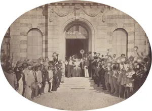Bonaparte Louis Napol And Xe9 Collection: Asile Imperial de Vincennes: le 15 Aout, le Salut al Empereur, 1859