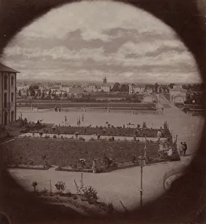 Charles Nègre Collection: Asile imperiale de Vincennes, vue de Charenton, 1858-59. Creator: Charles Negre